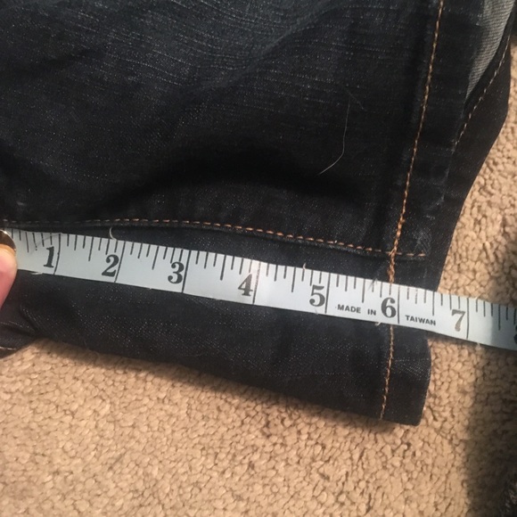 NWT Torrid size 14 dark wash high rise denim midi shorts - Picture 5 of 7